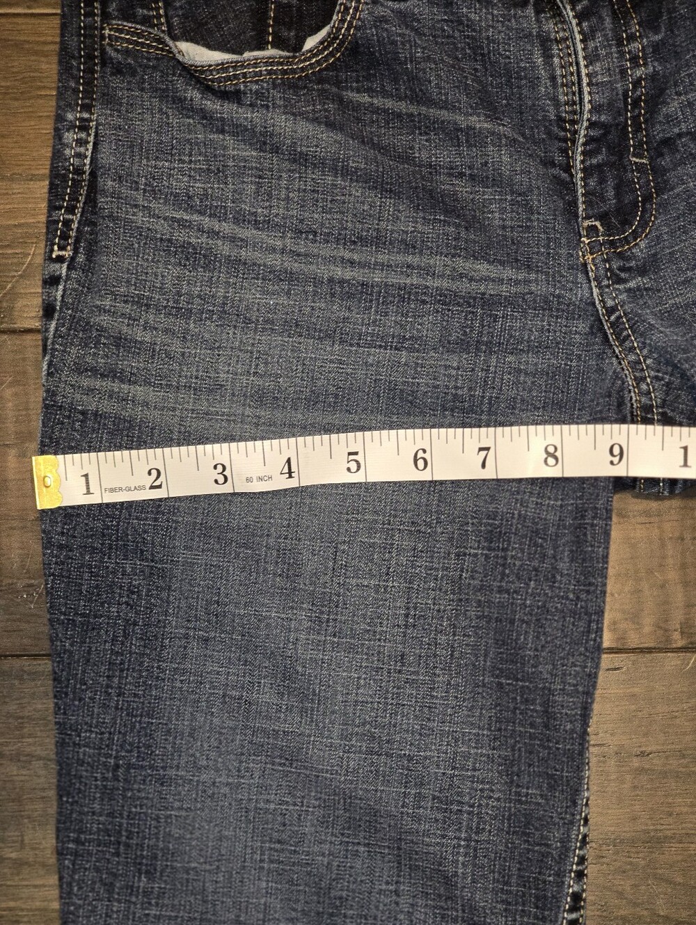 Riders by Lee Mid Rise Straight Leg Jeans Womens 8 Petite Dark Wash Petite - Picture 8 of 14